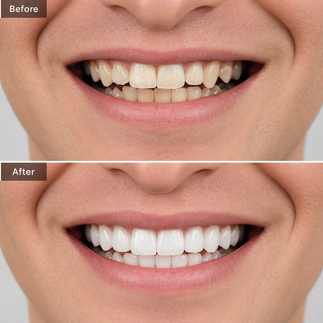 Before and after pediatric dentistry for La Palma patients