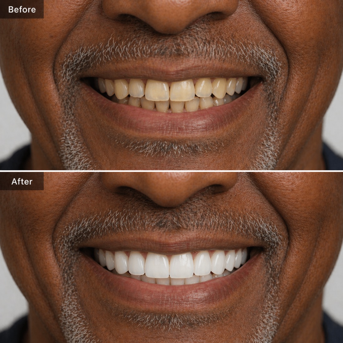 Before and after pediatric dentistry for La Palma patients