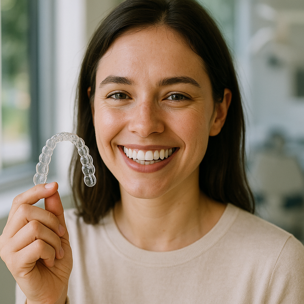 Fullerton Cavity Fillings clear aligner tray